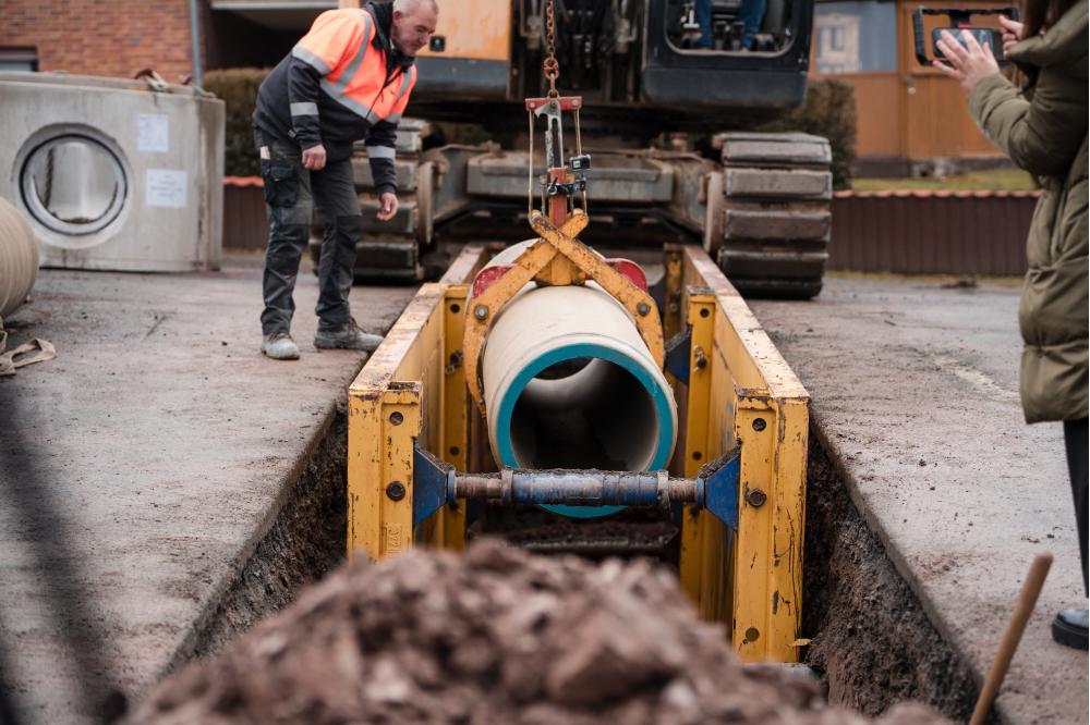 Bundesweit erstes zementfreies Betonkanalsystem in Hessen verbaut